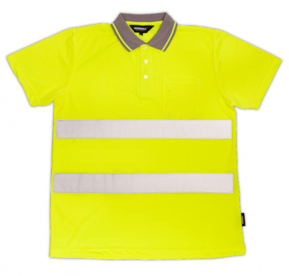 Reflexné tričko pre dospelých - veľkosť M - XXL - žlté